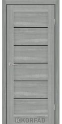 Межкомнатные двери RIVIERA, PVC Renolit Ясен Сталевий black